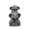 Gray A, variant on Solar Energy Rabbit Shaped Outdoor Lighting Ornament, Exquisite Vivid Animal Modeling, Soft Glow Decorative Light for Garden Lawn Scenic Area and Yard Night View Beautification