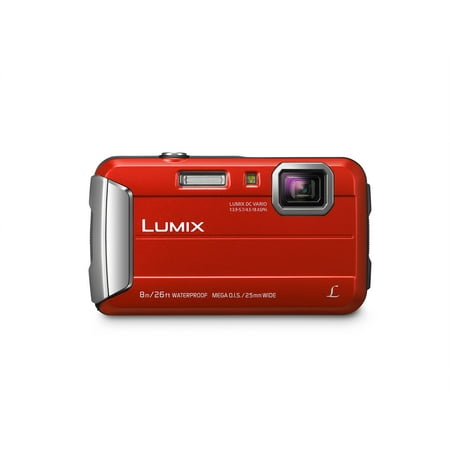 Lumix TS30 16MP Compact Camera - Red