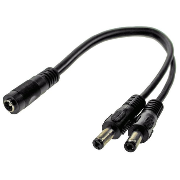 POWERPAX - 2.1mm Splitter - 1 to 2 Way - Walmart.com