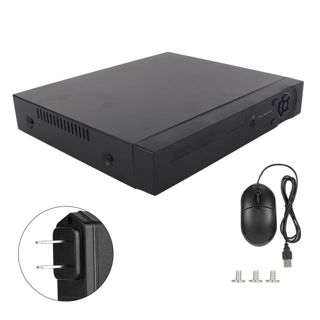 Grabador de vídeo en red NVR coaxial 6 en 1 con disco duro AHD/TVI/CVI/CVBS/IP 110‑240V