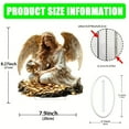 thumbnail image 7 of Gupgi Wealth Angel Decor 2D Flat Acrylic Angel Figurine Tabletop Decorations for Living Room Home Office, 7 of 7