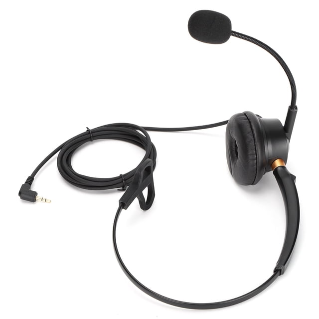 Auriculares telefónicos H600‑2.5 de 2,5 mm para atención al cliente con micrófono con reducción de ruido