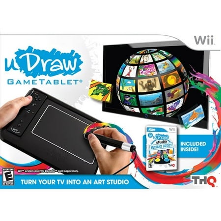 uDraw Gametablet w/ uDraw Studio: Instant Artist (Black) (Wii)