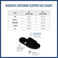 thumbnail image 4 of Women's isotoner Gemma Micro Terry Cloth Adjustable Slide Slippers Color: Blue Fog Size: MEDIUM, 4 of 5