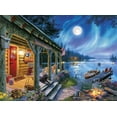 thumbnail image 3 of Buffalo Games Darrell Bush Moonlight Lodge 1000 Piece Jigsaw Puzzle, 3 of 3