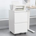 thumbnail image 5 of LivelyAant 3-Drawer Mobile File Cabinet – Under Desk Storage, Anti-Tilting, Waterproof Steel, 5-Wheel Design for Legal/Letter/A4 Files – Black, 5 of 19