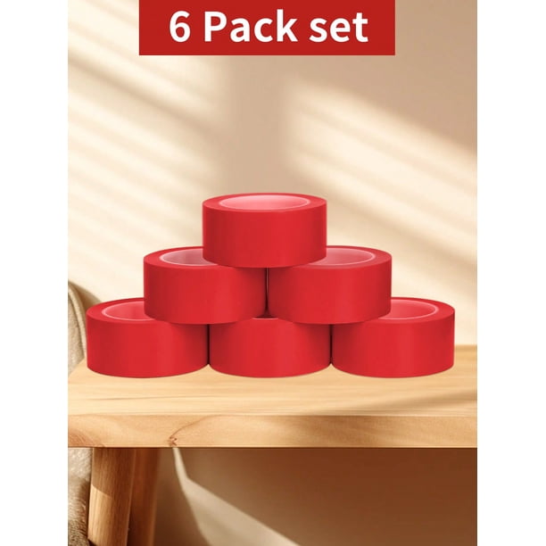 6rolls/set PVC Tape, Modern Solid Strong Adhesive Patch For Home