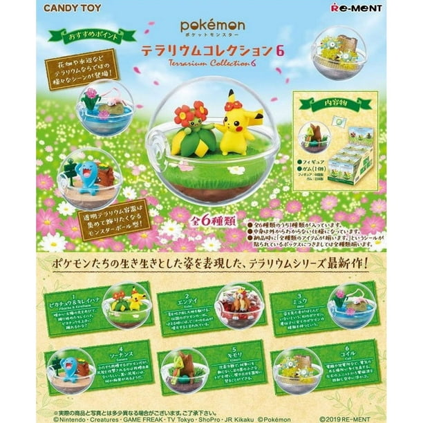 Re Ment Pokemon Terrarium Collection Series 6 Complete Full Box Set 6 Pcs Walmart Com
