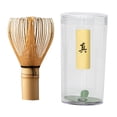 thumbnail image 3 of Batidor de matcha de bambú hecho a mano para un auténtico mezclador de té, cepillo, accesorio de , agitador de matcha Chasen japonés Luz, 3 of 9
