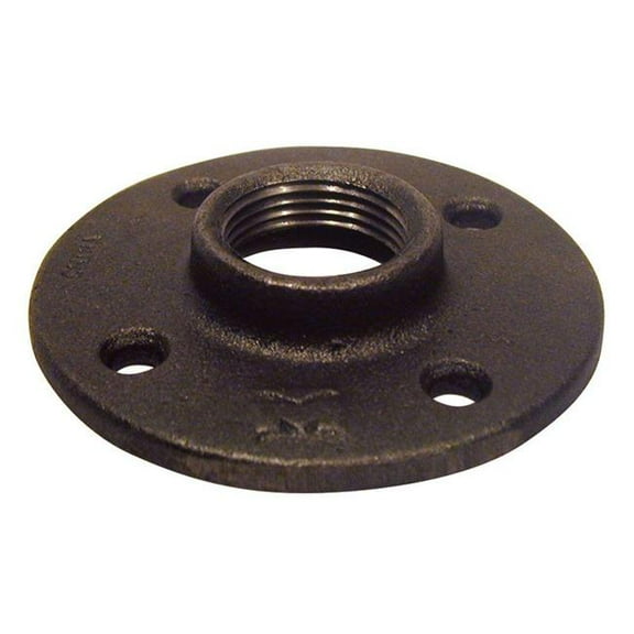 B & K 521-604HP 0.75 in. Black Floor Flange