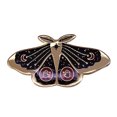 thumbnail image 1 of Hard Enamel Pins Beautiful Gothic Moths Lapel Collection Christmas Butterfly Women Girl Brooch Badges Clothing Accessories Gifts, 1 of 5