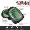 thumbnail image 2 of Safe Handler Heavy Duty Work Gel Knee Pads  with Foam Cushion, Adjustable Straps & Hard Cap for Construction, 2 of 7
