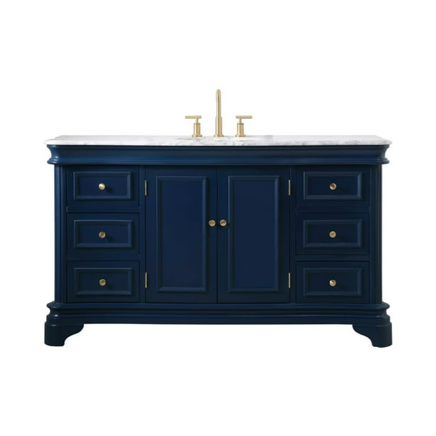 60 Inch Single Bathroom Vanity Set In Blue Com 60 Inch Single Bathroom Vanity Set In, 60 Single Bathroom Vanity Set