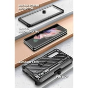 SUPCASE Unicorn Beetle Pro Series Case for Samsung Galaxy Z Fold 3 5G (2021), Full-Body Dual Layer Rugged Case with Built-in Screen Protector & Kickstand & S Pen Slot (Black)