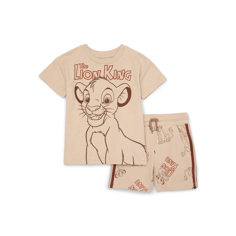 Disney Lion King Boys T-Shirt Shorts Set Sizes 12M-5T