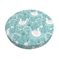 thumbnail image 2 of Round Bar Stool Seat Covers, Swan And Flowers4 Elastic Round Chair Cover Stool Seat Slipcover Bar Stool Cushions Round Pad for 12-14 inch, 2 of 7