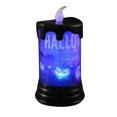 thumbnail image 1 of Velas de Calabaza YONGSHENG Sin Llama LED de Cera Real con Pilas Luz Cálida Castillo Bruja, 1 of 5