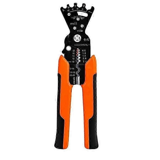 Alicates pelacables multifuncionales para electricistas, para cortar y pelar cables, para prensar la piel.