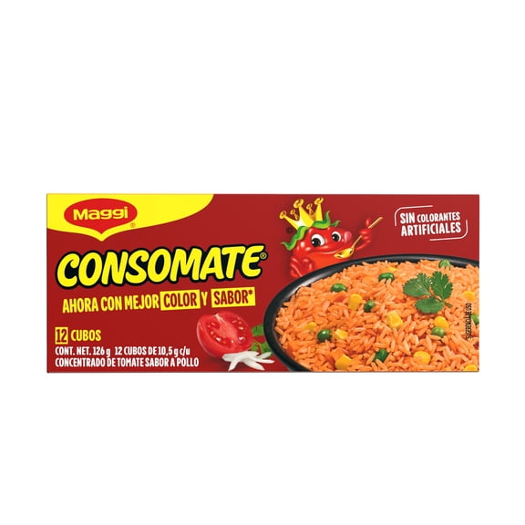 Concentrado de Tomate Maggi Consomate 12 Cubos 126 g