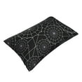 thumbnail image 3 of Balery Spider Web Black Bedding Queen Pillow Cases - Envelope Closure - Soft Brushed Microfiber Fabric - Shrinkage and Fade Resistant Pillow Cases-16"x24", 3 of 9