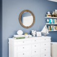 thumbnail image 2 of Home Dress Round Jute Wall Mirror Decorative Wall Mounted Nautical Themed Rope Mirror (30 inch), 2 of 6