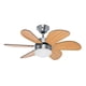 thumbnail image 1 of Ventilador de Techo Hunter Sprint Níquel Cepillado con luz 30 Pulgadas, 1 of 5
