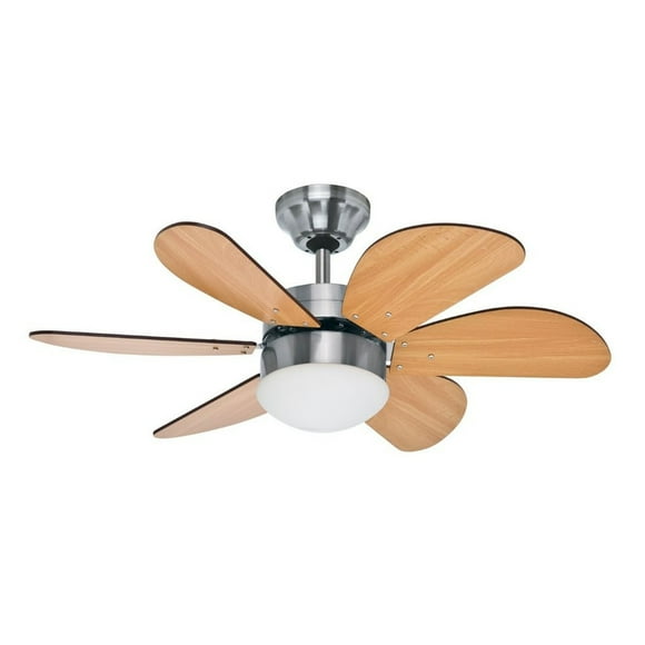 Ventilador de Techo Hunter Sprint Níquel Cepillado con luz 30 Pulgadas