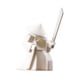 thumbnail image 1 of Porta incienso de cerámica - Quemador de varillas de incienso decorativo con diseño de caballero samurái blanco, 1 of 7
