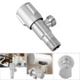 thumbnail image 1 of Angle Valve, Faucet Angle Valve, G1/2In Thread Stainless Steel For Toilet Water Heater, 1 of 8