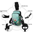 thumbnail image 5 of HELLHERO Double Layer Underarm Shoulder Bag, Polyester Shoulder Bags for Men, Women, Tulip, 5 of 6