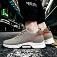 thumbnail image 4 of Men's Elevator Sneakers 2.36 Inch Invisible Height Increasing Lace up Fashion Sneakers, 4 of 14