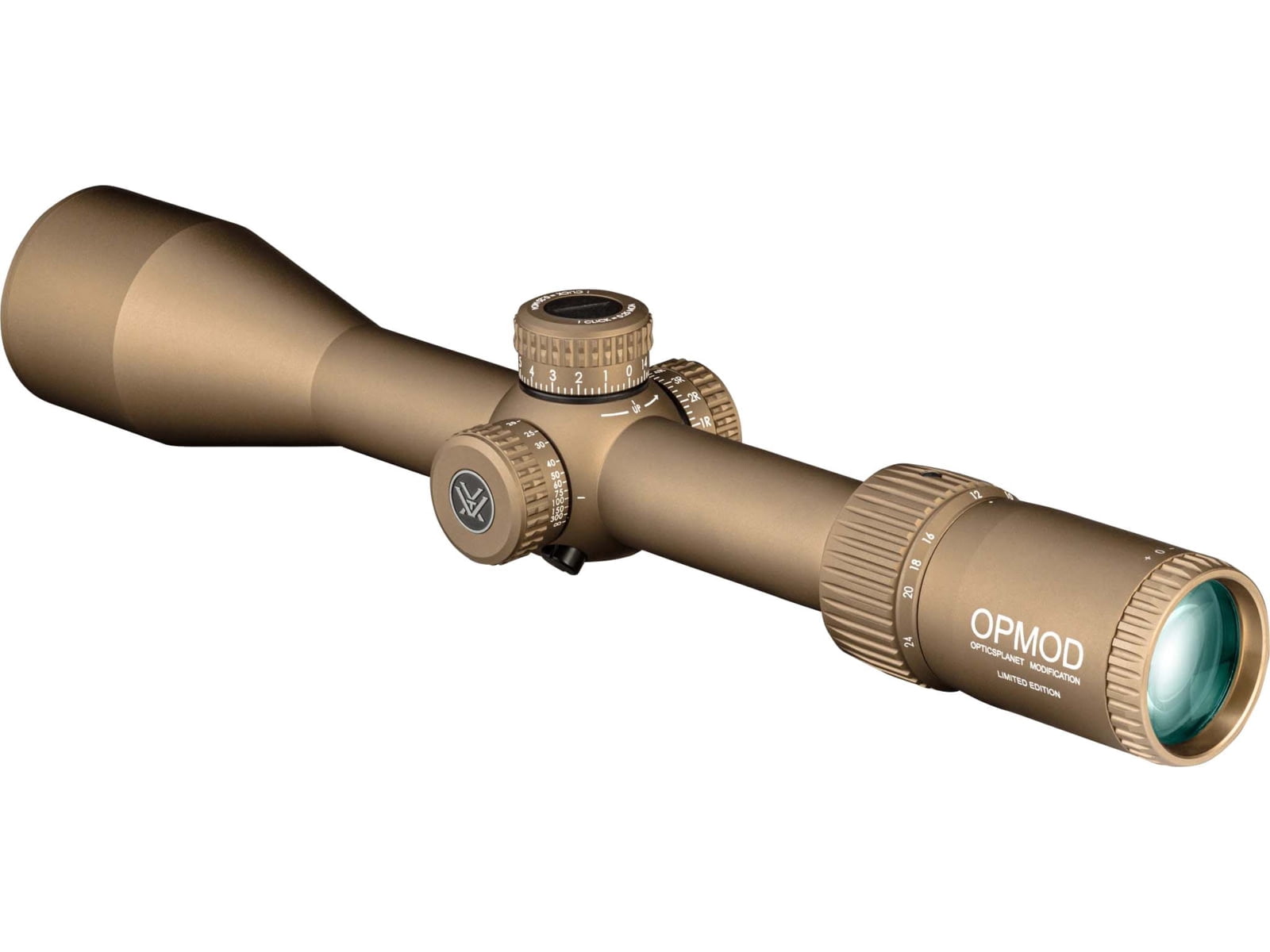 Vortex OPMOD Diamondback 6-24x50mm FFP 30mm Tube Riflescope, Tan
