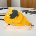 thumbnail image 4 of WASHWEPE 1Ud Bolso De Hombro Pecho Fresa Amarillo Material PU Ajustable Ideal Para Comprar, 4 of 6