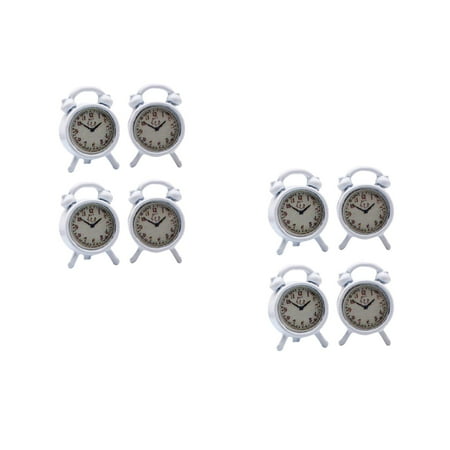 2 Pieces Wall Clock Decorative Furniture Alarm Shooting Props Decoration