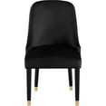 thumbnail image 3 of Best Master Serenity Velours Noir Chaises d'Appoint (Lot de 2), 3 of 3