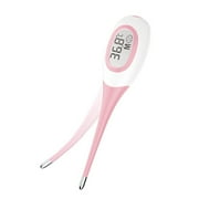 Basal Body Thermometer, Ovulation Tracker, 8 Seconds Digital Basal Body Thermometer for Ovulation, High Precision Oral Thermometer, Accurate Rectal Thermometer, Large Screen and Backlit