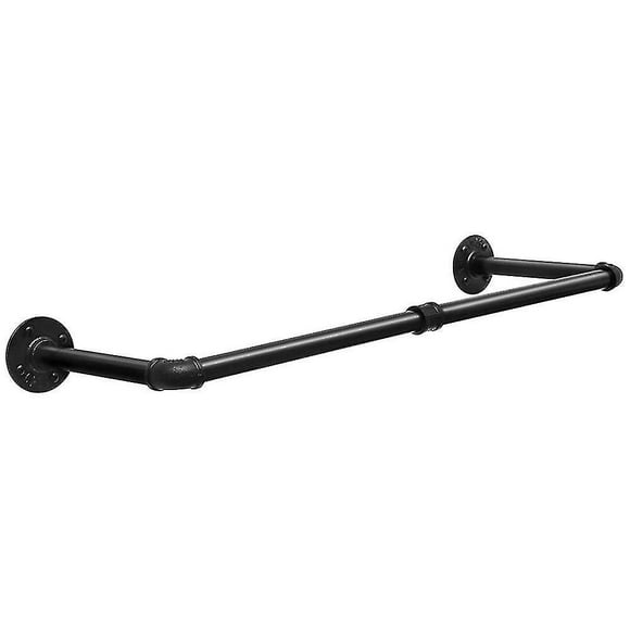 Wall Mounted Clothes Rail, Detachable Clothes Rack Industrial Design Pipe Clothes Rack Wall Hanger