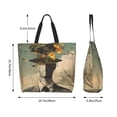 thumbnail image 4 of Kdxio Surreal Floral Mindscape Casual Tote Bags Women Big Capacity Shoulder Bag for Women Travel Shoulder Bags Handbags, 4 of 6