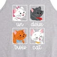 thumbnail image 2 of Disney Classics - Cats & Dogs - Un Deux Trois Cat - Men's Jersey Tank Top, 2 of 4