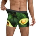 thumbnail image 2 of Kdxio Men's Boxer Briefs with Fresh Avocados Print - Comfortable and Breathable Underwear for Everyday Wear, 2 of 7