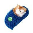thumbnail image 2 of Gato durmiente en zapatilla muñeca hecha a mano piel sintética peluche juguete gatito durmiente juguete Tmvgtek juguetes de los niños, 2 of 9