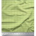 thumbnail image 1 of Soimoi Tissu Poly Georgette Triangle Petit Imprimé Tissu de Couture au Mètre 52 Pouces de Large, 1 of 3