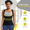 thumbnail image 2 of COMFREE Sauna Suit for Women Waist Trainer Vest for Women Sweat Tank Top Shaper for Women, 2 of 6
