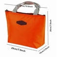 thumbnail image 3 of Oxford Cloth Insulated Lunch Bag for Picnics, School and Work with Large Capacity and Stylish Colors, 3 of 8