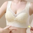 thumbnail image 2 of Everyday Bras for Women Women Bra Set And Underwear Bras Pack No Underwire Push up Bras for Women 36ddd Sports Bras for Women Large Bra Womens Sports Bra Pack Sports Bras for Women Bulk Light Yellow L, 2 of 8