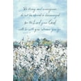 thumbnail image 2 of Robinson, Carol 17x24 White Modern Wood Framed Museum Art Print Titled - Be Strong Flower Field, 2 of 4