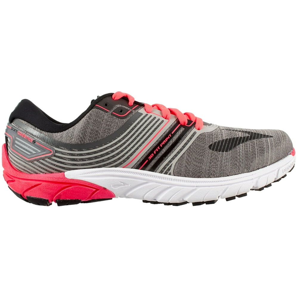 brooks grey and pink