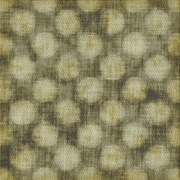 Ahgly Company Indoor Square Patterned Antique Bronze Green Novelty Area Rugs, 4' Square