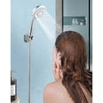 thumbnail image 3 of Versatile Shower Head, Removable Water Restrictor, Flexible Silicone Nozzles for Customizable Flow, 3 of 7