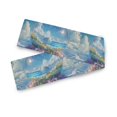 thumbnail image 7 of Yayeee Table Runner 90 inches Long Home Kitchen Dinning Party Decoration, Crystal Ocean, 7 of 7